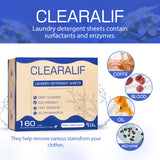 CLEARALIF Laundry Detergent Sheets (480 Loads), Fresh Linen,Great For Travel,Apartments, Dorms,CLEARALIF Laundry Detergent Strips Eco Friendly & Hypoallergenic (Pack of 3)