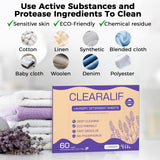 CLEARALIF Laundry Detergent Sheets, Up to 360 Loads, Fresh Lavender, liquidless, Eco-Friendly, Zero Waste, Save Space, Travel Laundry Strips for HE Machine