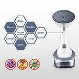 Handheld Steamer for Clothes, YIKA Portable Clothes Steamer, 1200W Garment & Fabric Wrinkle Remover, 25 mins Continuous Steam, 30s Heat Up Travel Clothing Steamer