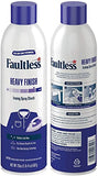 Laundry Starch Spray, Faultless Heavy Spray Starch 20 oz Cans for a Smooth Iron Glide on Clothes & Fabric Even Spray, Easy Iron Glide, No Reside (Pack of 4)