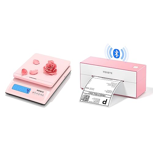 MUNBYN Bluetooth Thermal Label Printer&Shipping Scale