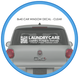 8x40 Car Window Decal - CLEAR